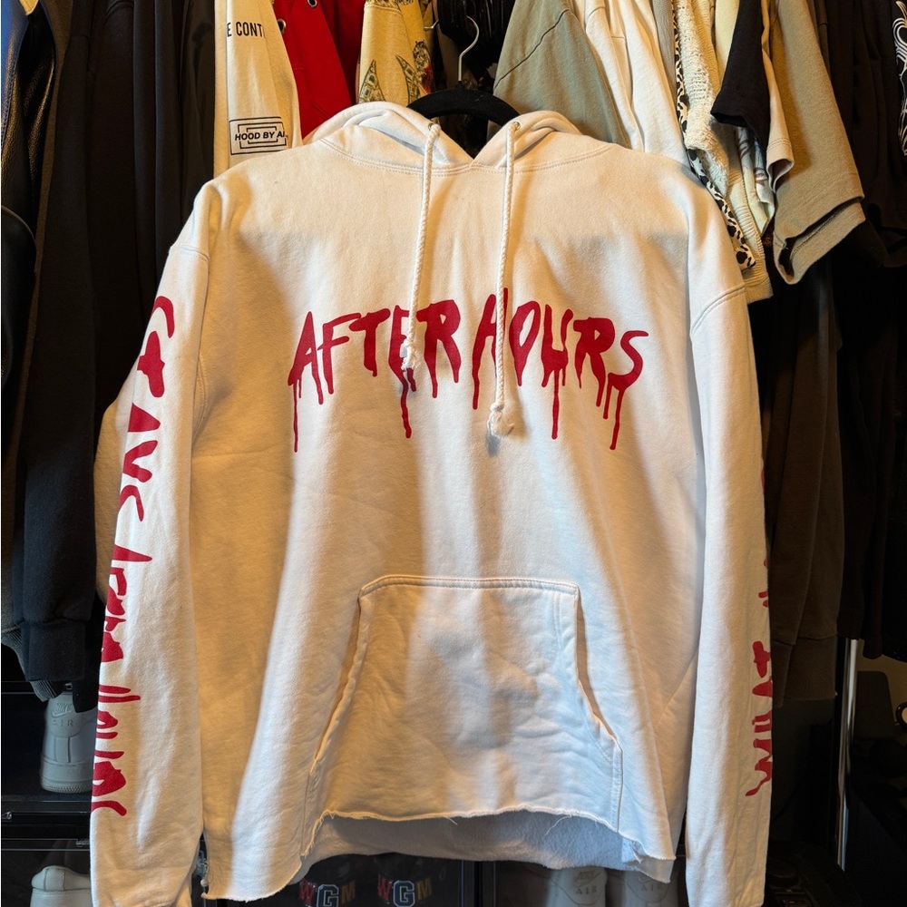 Vlone X After Hours White Hoodie